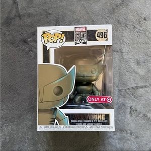 Funko POP! Marvel 80 Years Wolverine (Patina) #496 Target Exclusive w/Protector